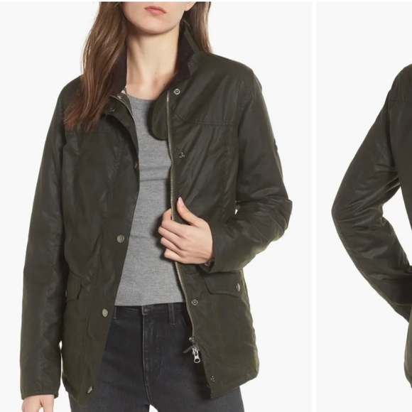 Barbour Jackets & Blazers - Barbour Sandsend Waxed Cotton Utility Jacket